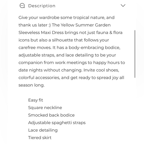 ☀️Farm Rio☀️Yellow Summer Garden Sleeveless Maxi Dress(Small or Medium) - Picture 8 of 9